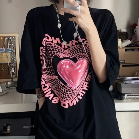 Coded heart shirt